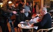 Kerstwandeling 2003: bijna record aantal deelnemers