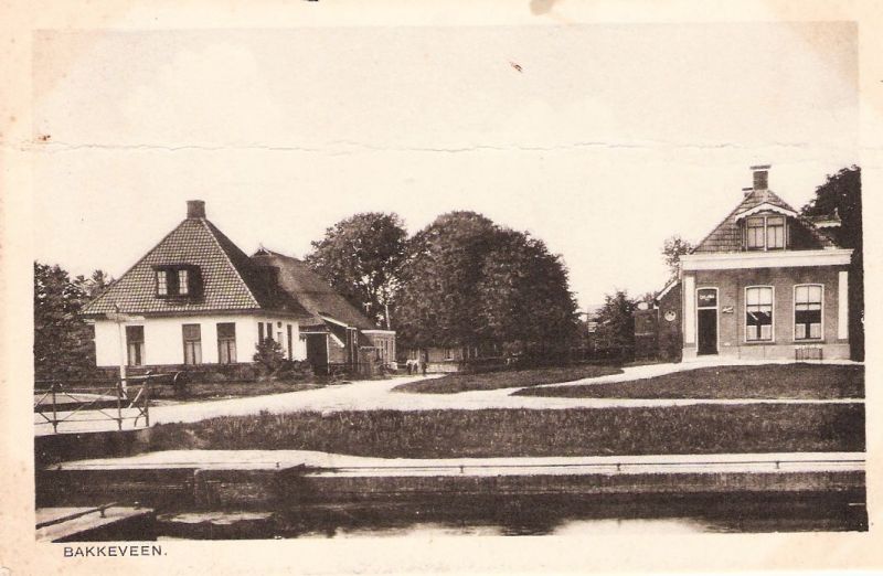 centrum bakkeveen rond 1925 (wd022)