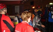 Sfeerfotos bij start en finish veldtoertocht