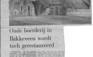 Oude boerderij gerestaureerd in Bakkeveen