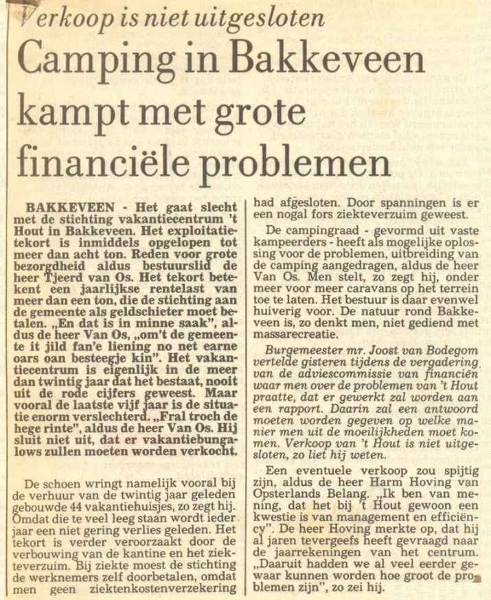 verkoop camping