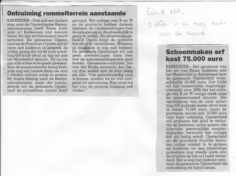 Ontruiming rommelterrein aanstaande ( deel 4 )