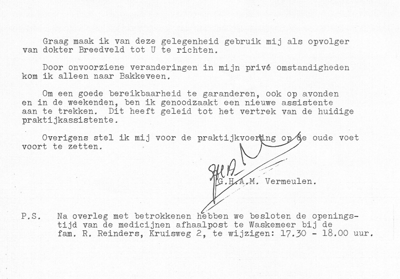 Opvolger dokter Breedveld ( deel 4 )