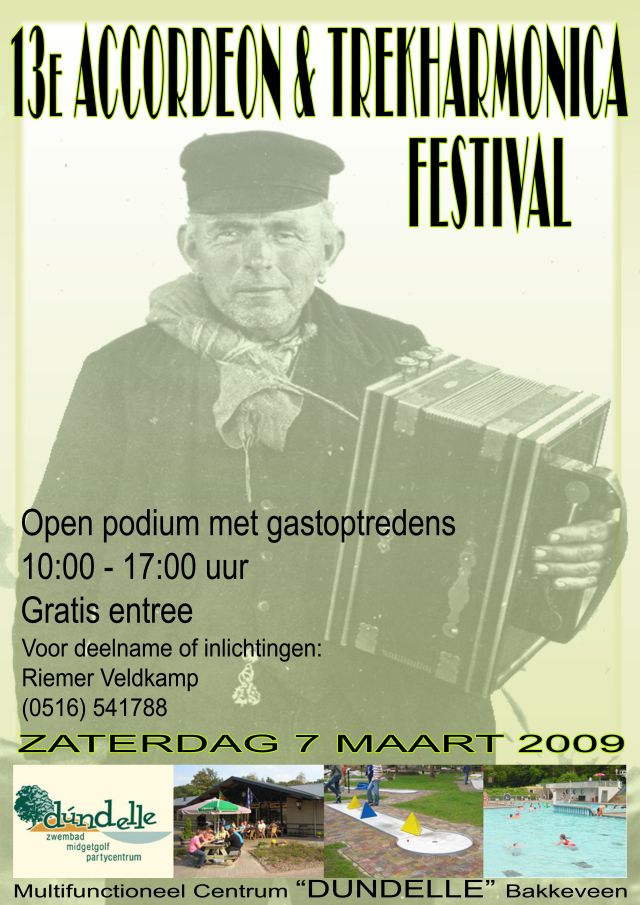 Accordeon en trekharmonica festival.