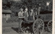 Benedictus bij de boerenwagen