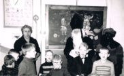 Sinterklaas op school.