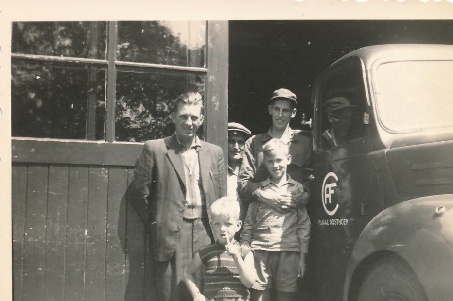 Pieter Jongstra met CAF auto