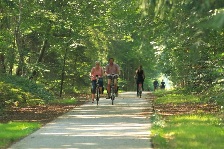 Fantastisch fietsweer, dus ...