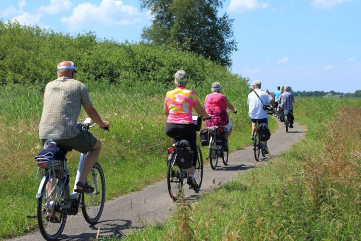 Fiets-3-daagse onder prachtige weersomstandigheden