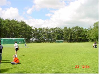Nieuw voetbalveld bij "Nieuw-Allardsoog"