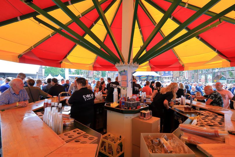 De bar tijdens het Dodo Festival