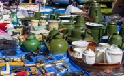 Drukke vlooienmarkt 1 aug