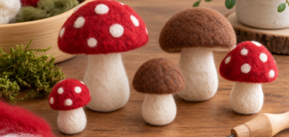 Dorpskamer: Paddenstoelen vilten