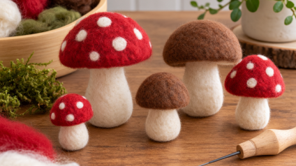 Dorpskamer: Paddenstoelen vilten