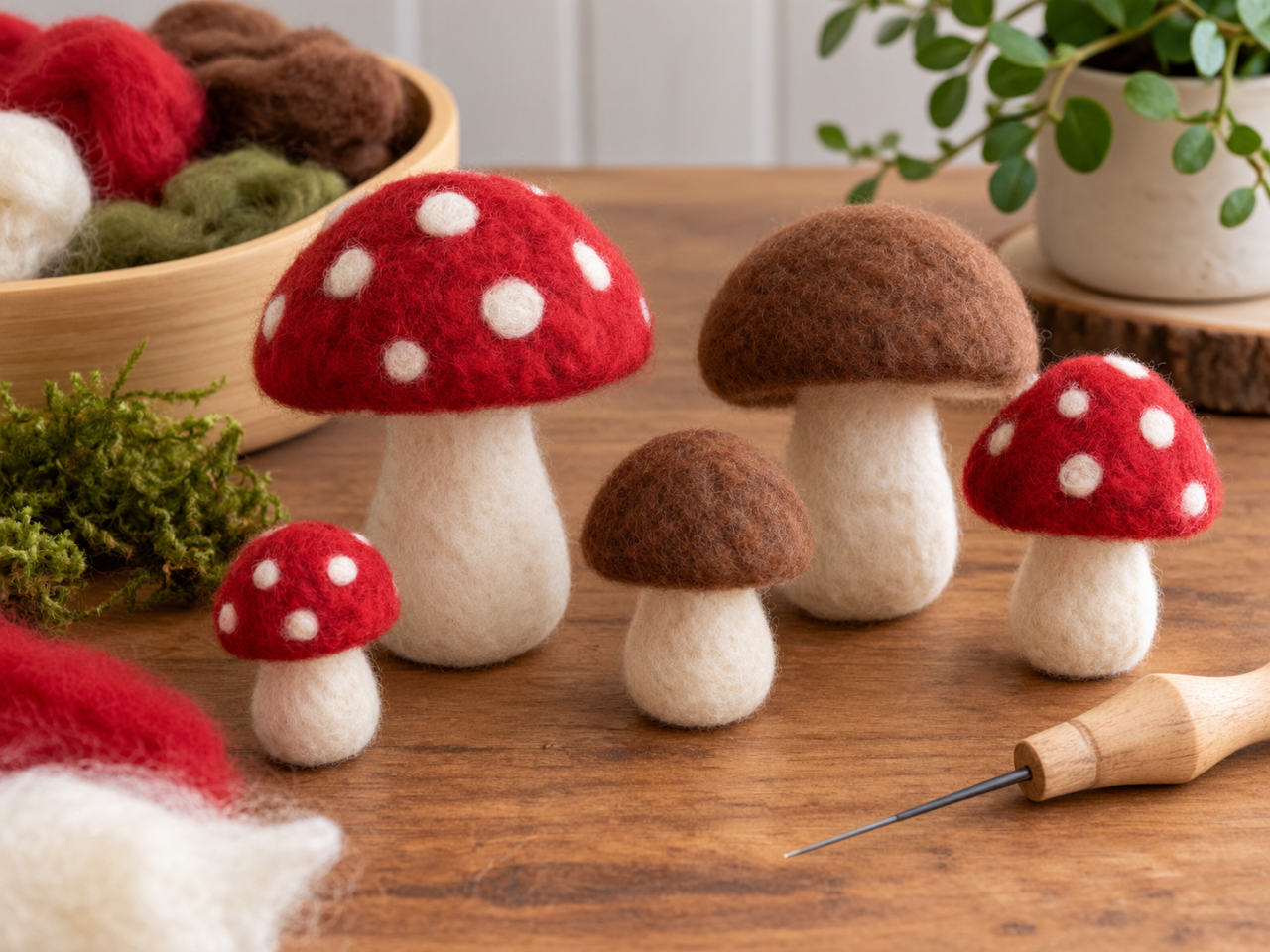 Dorpskamer: Paddenstoelen vilten