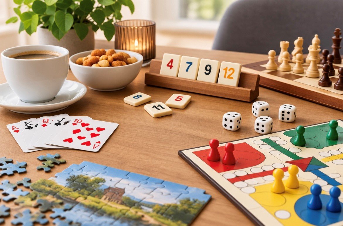 Dorpskamer: Gezellige spelletjesmiddag