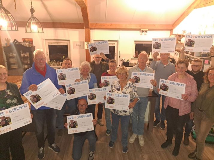 Feestelijke uitreiking Rabo ClubSupport