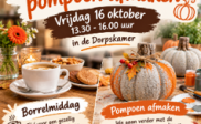 Dorpskamer: Borrel uur en pompoen afmaken