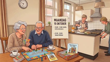 Dorpskamer: Koffie & breinbrekers en de middag samen bakken