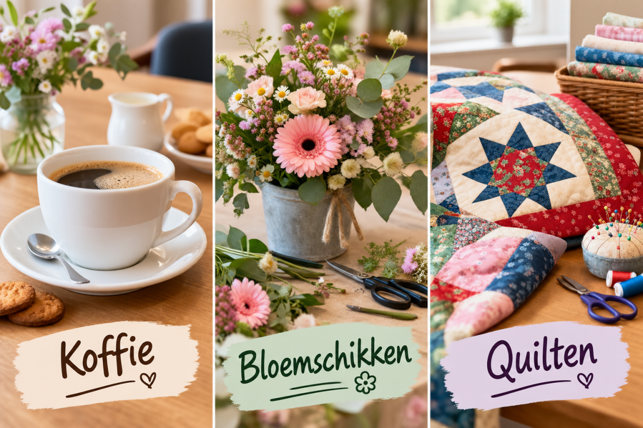 Dorpskamer: Koffie, bloemschikken en Bee