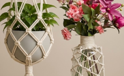 Dorpskamer: Koffie, stoelgymnastiek en Macrame vaas of pot knopen