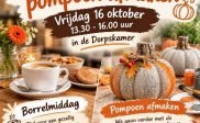 Dorpskamer: Borrel uur en pompoen afmaken