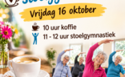 Dorpskamer: Koffie, stoelgymnastiek